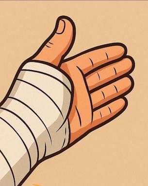 گچ آلفاپزشکی مهمترین ابزار برای درمان شکستگی ها